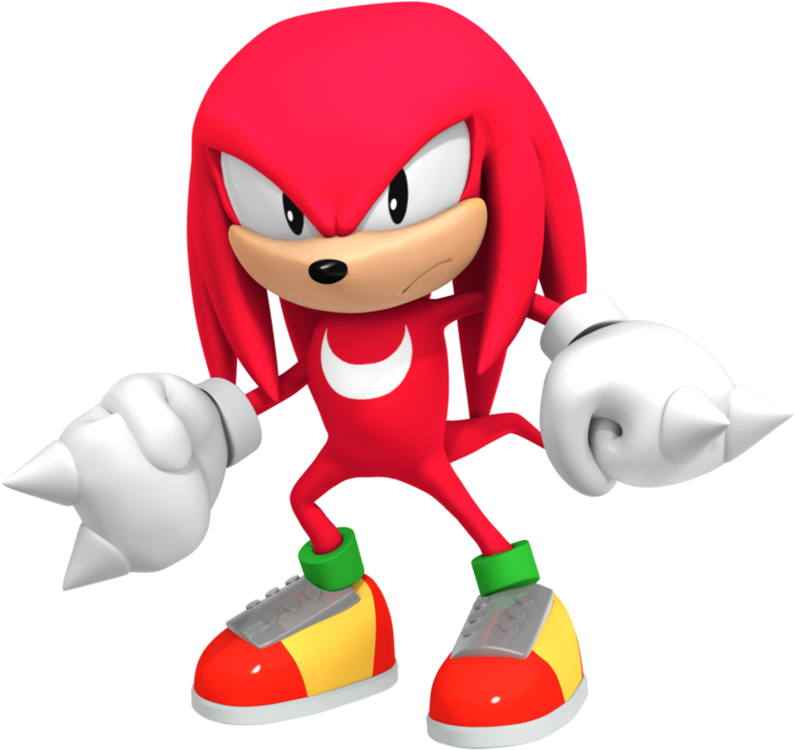 Knuckles The Echidna3 D Render