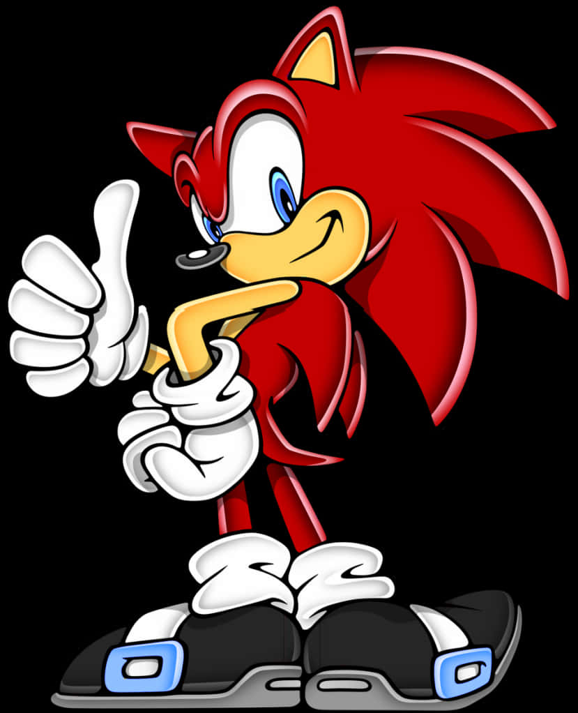 Knuckles Thumbs Up Vector Art