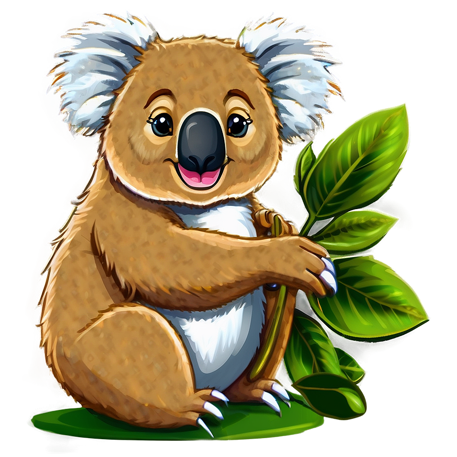 Koala And Butterfly Png 06112024