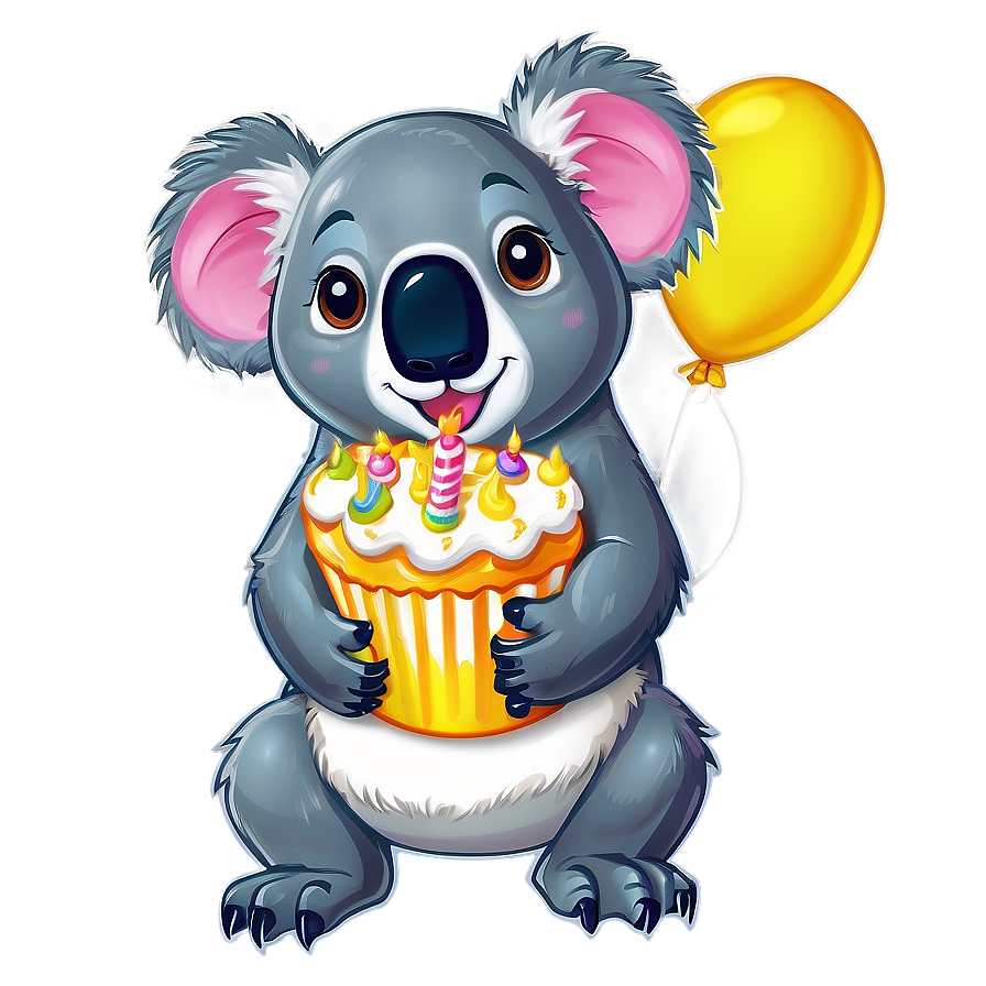 Koala Birthday Party Png Fgo9