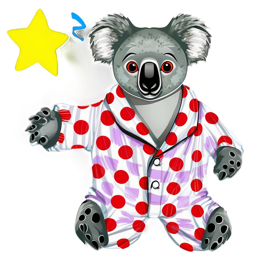 Koala In Pajamas Png 53