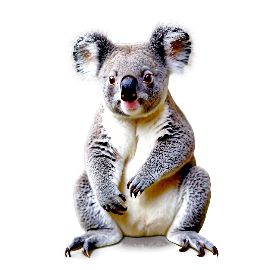 Koala With Australian Map Png Dpw