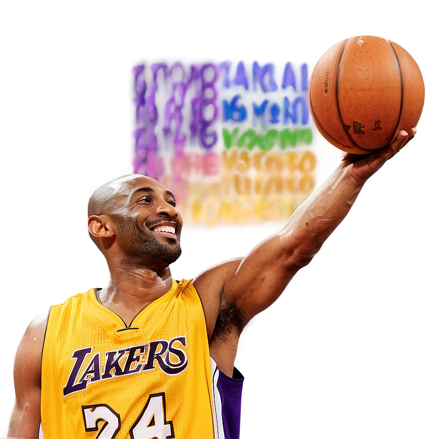 Kobe Bryant Celebrating Victory Png 37