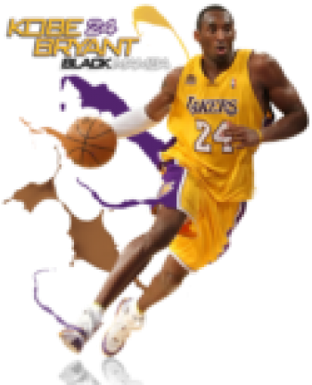 Kobe Bryant Lakers Action Illustration