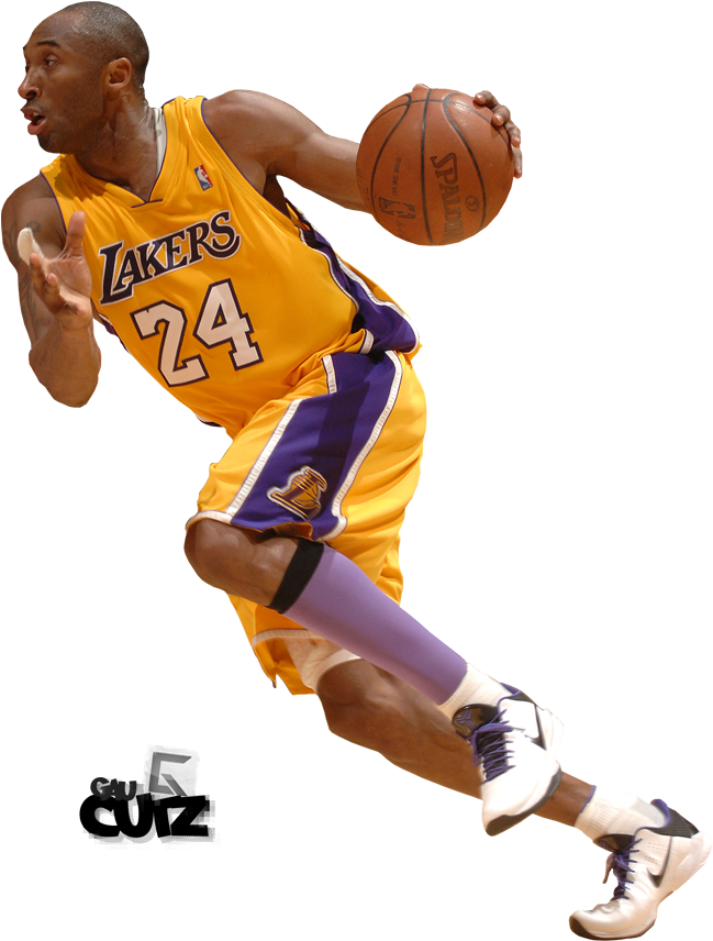 Kobe Bryant Lakers Action Shot