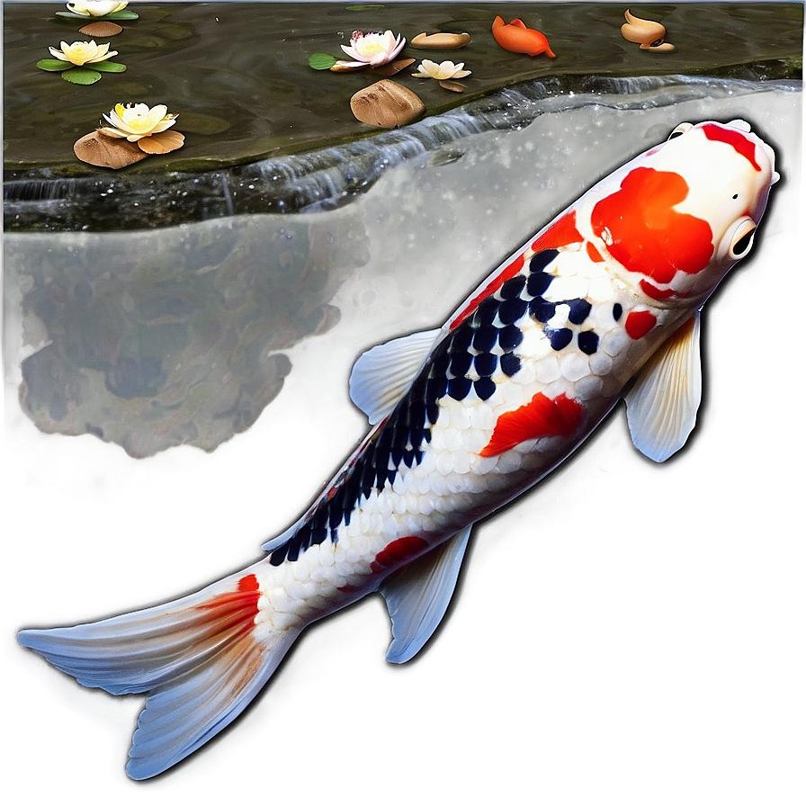 Koi Fish Pond Png Rpe64