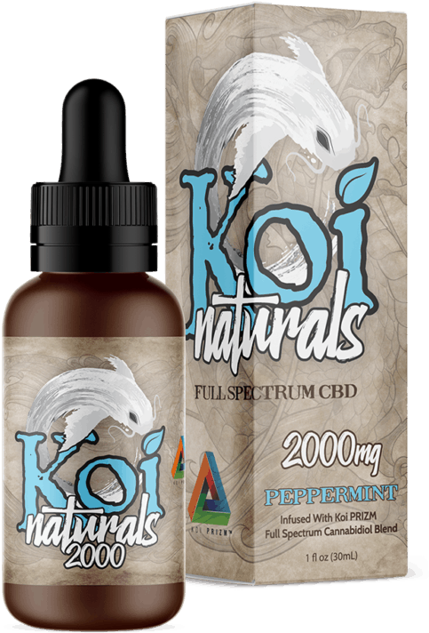 Koi Naturals C B D Oil Peppermint2000mg