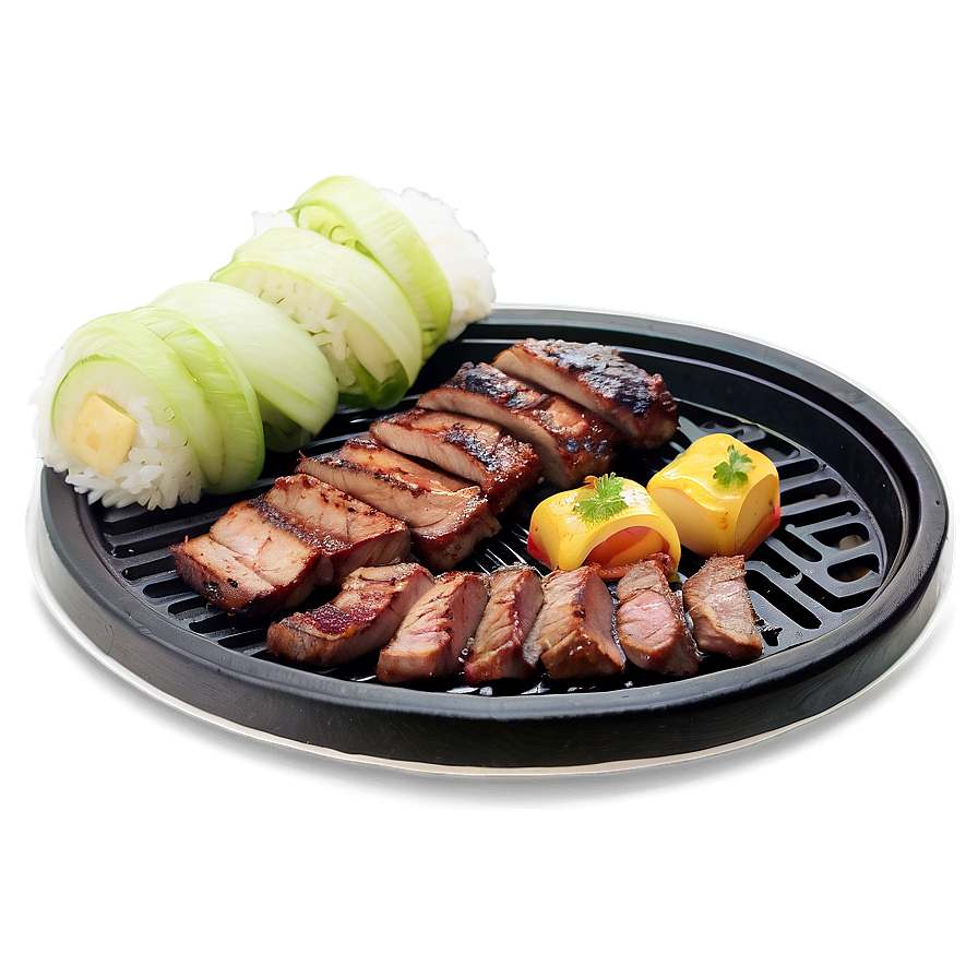 Korean Bbq Dinner Png Oia97