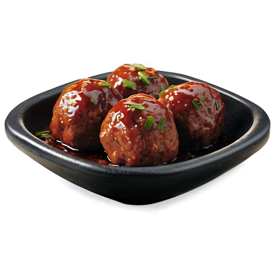 Korean Bbq Meatball Png Uvt52