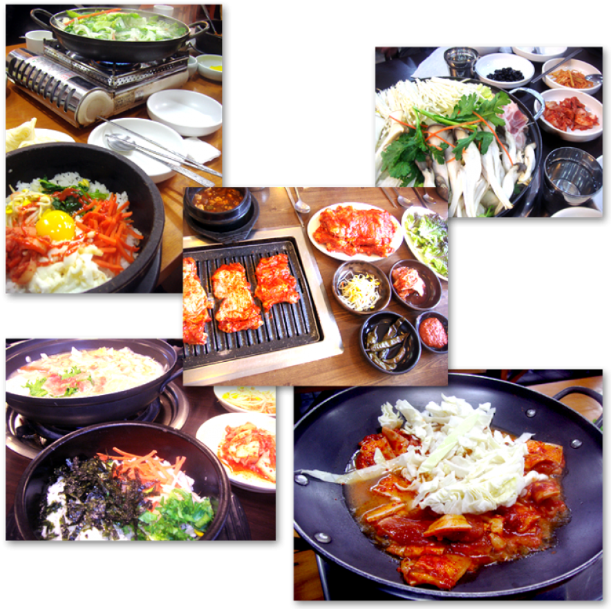 Korean Cuisine Collage