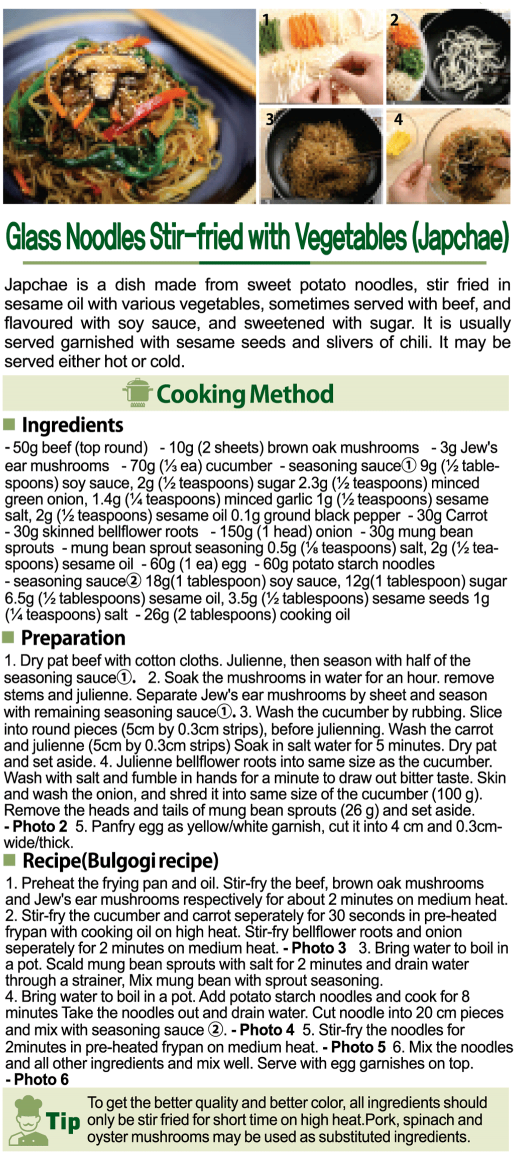 Korean Japchae Recipe