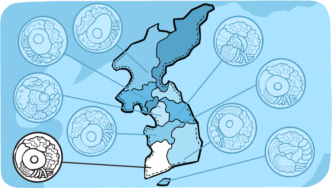 Korean Peninsula Donut Comparison