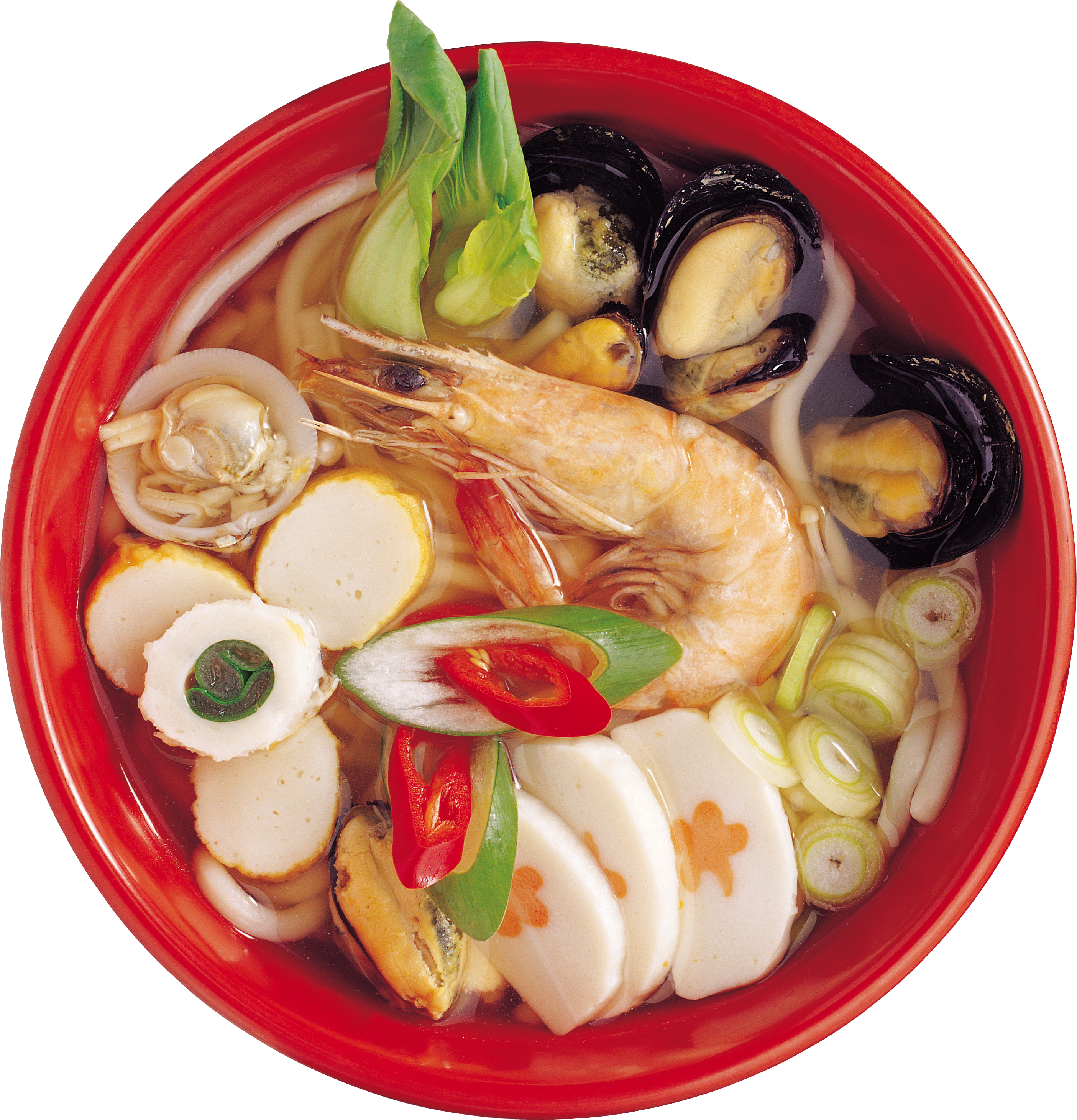 Korean Seafood Udon Noodle Soup