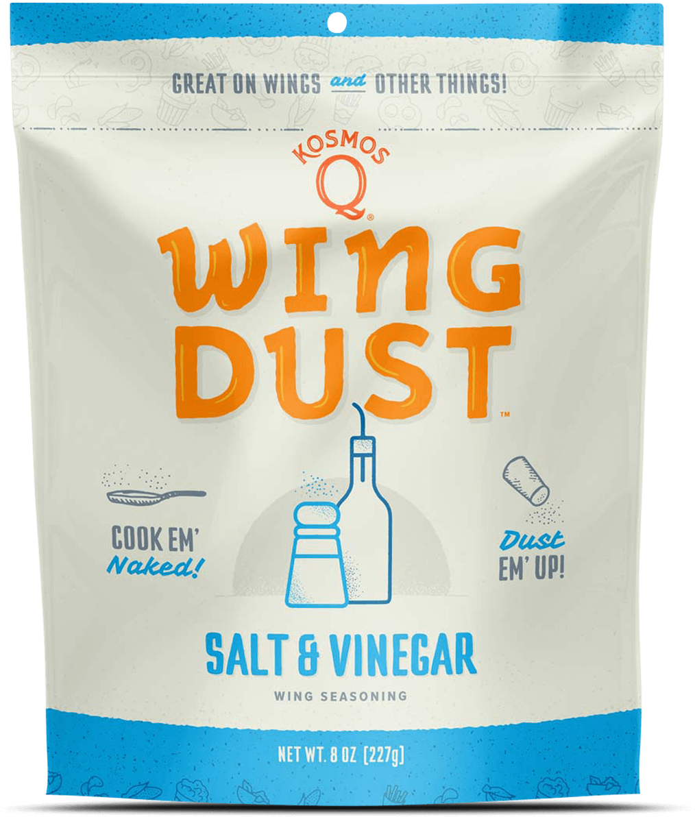 Kosmos Q Saltand Vinegar Wing Dust Packaging