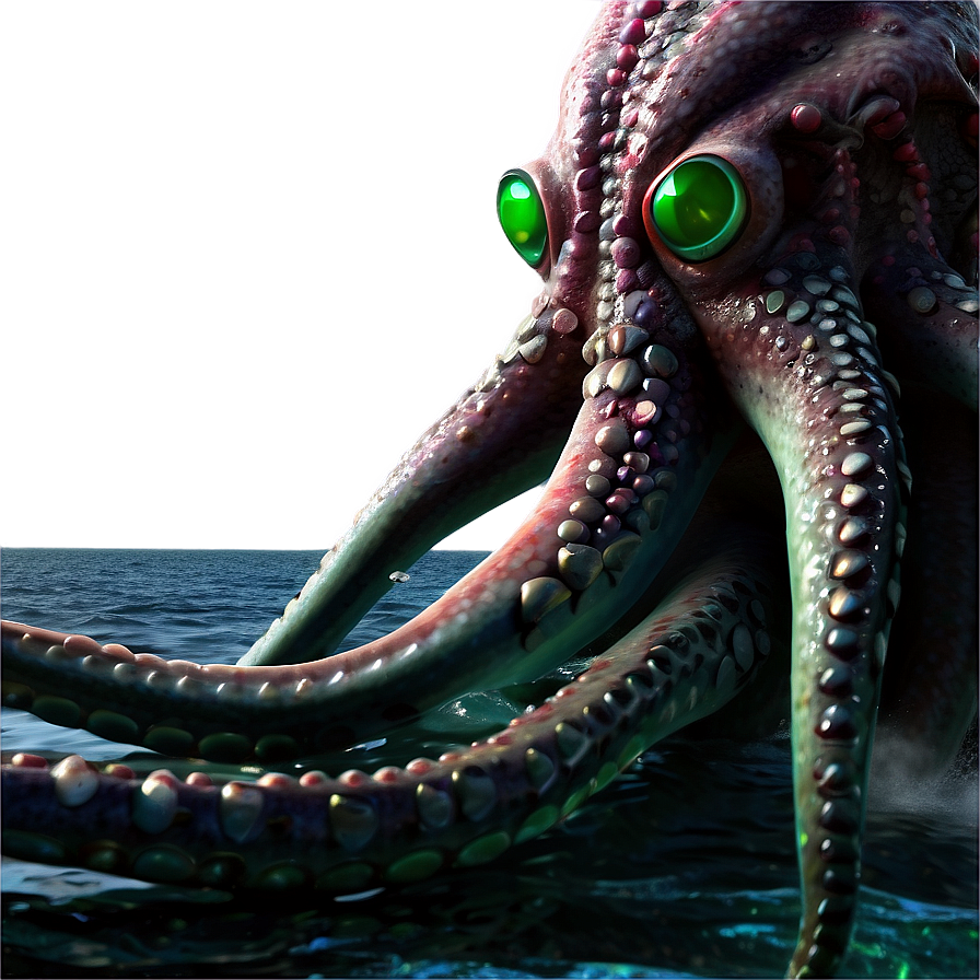 Kraken Emerging From Sea Png Dcu