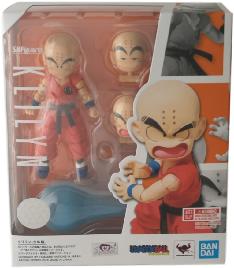 Krillin Action Figure Packaging Dragon Ball