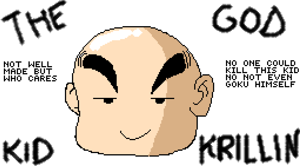 Krillin The God Kid Pixel Art