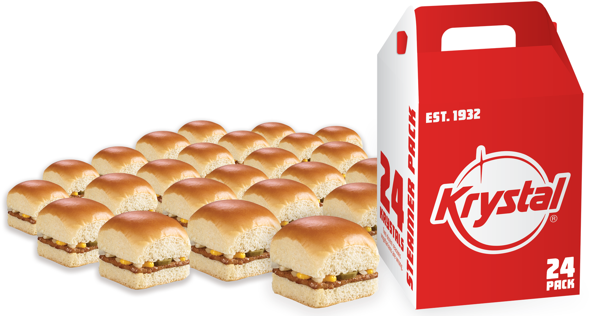 Krystal Burger24 Pack Steamer