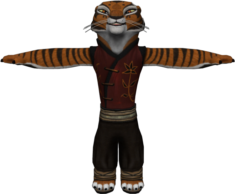 Kung Fu Panda Tigress Character Pose