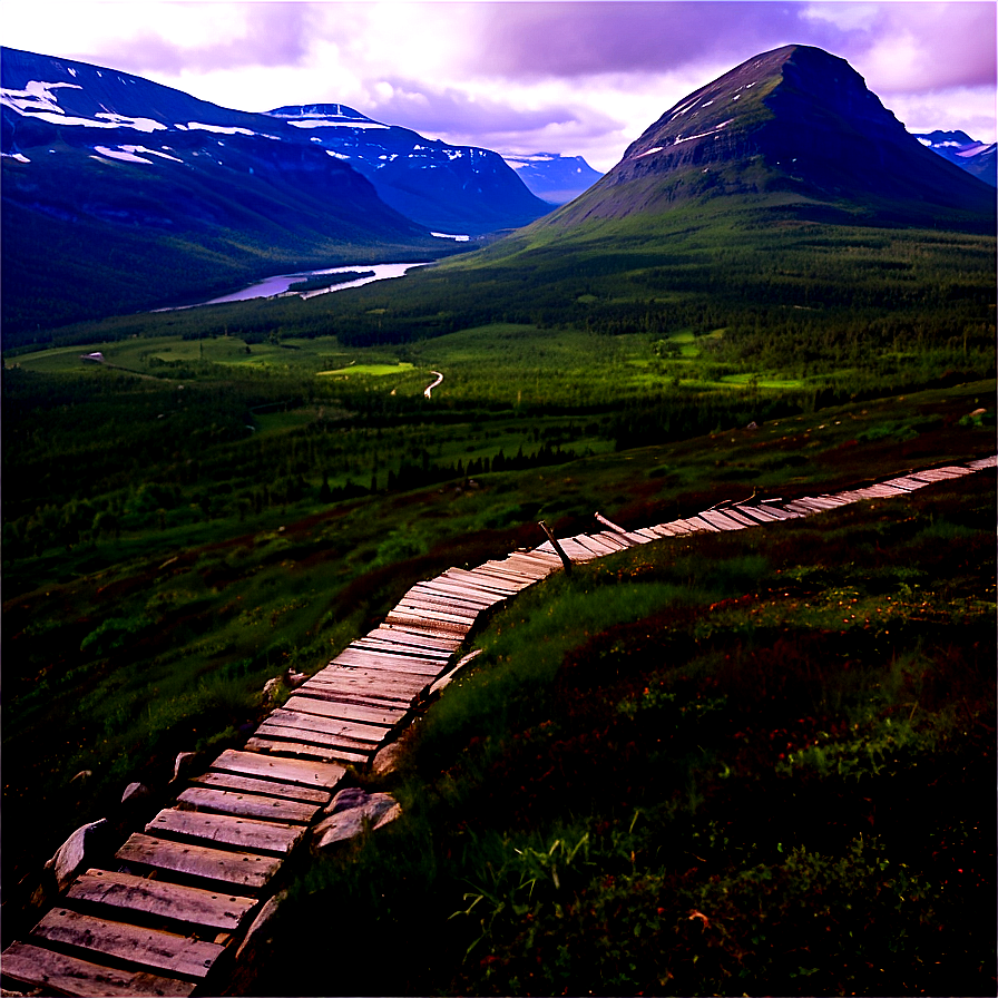 Kungsleden Hiking Trail Png Rvm