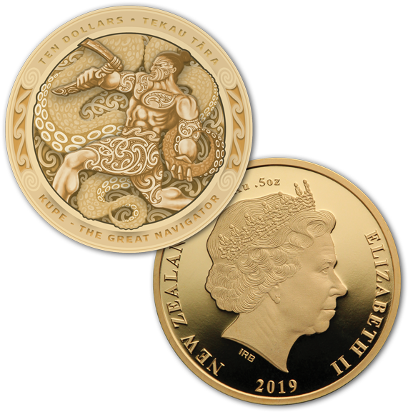 Kupe The Great Navigator Commemorative Coins