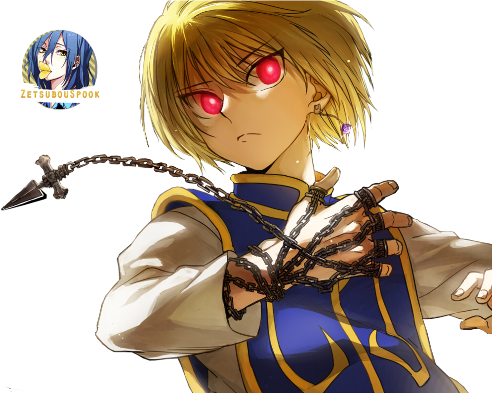 Kurapika Red Eyes Chain User Hunterx Hunter