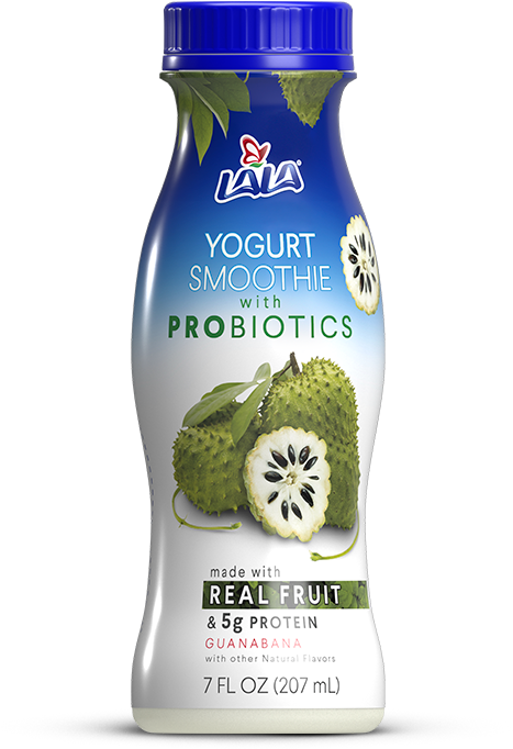 L A L A Yogurt Smoothie Guanabana Probiotics Bottle