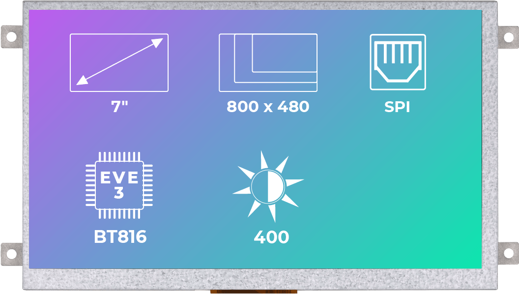 L C D Display Specifications Infographic