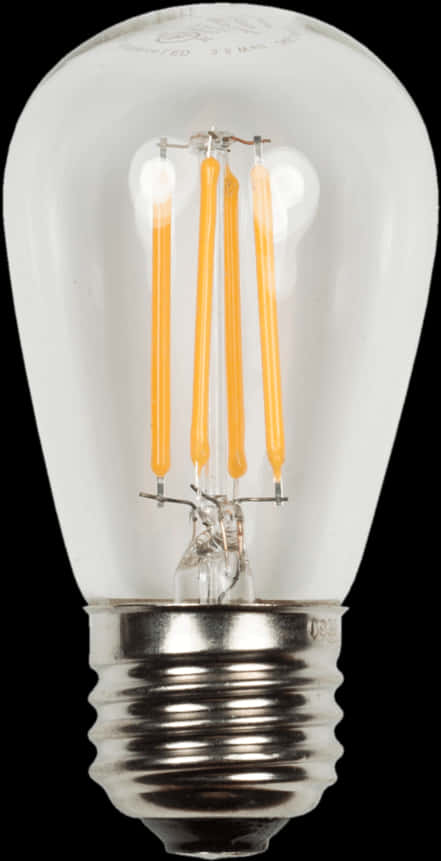 L E D Filament Bulb Closeup