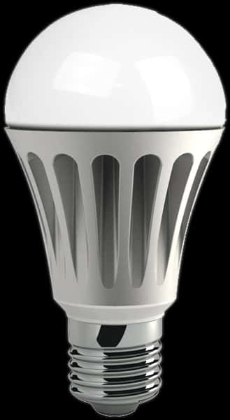 L E D Light Bulb Isolated