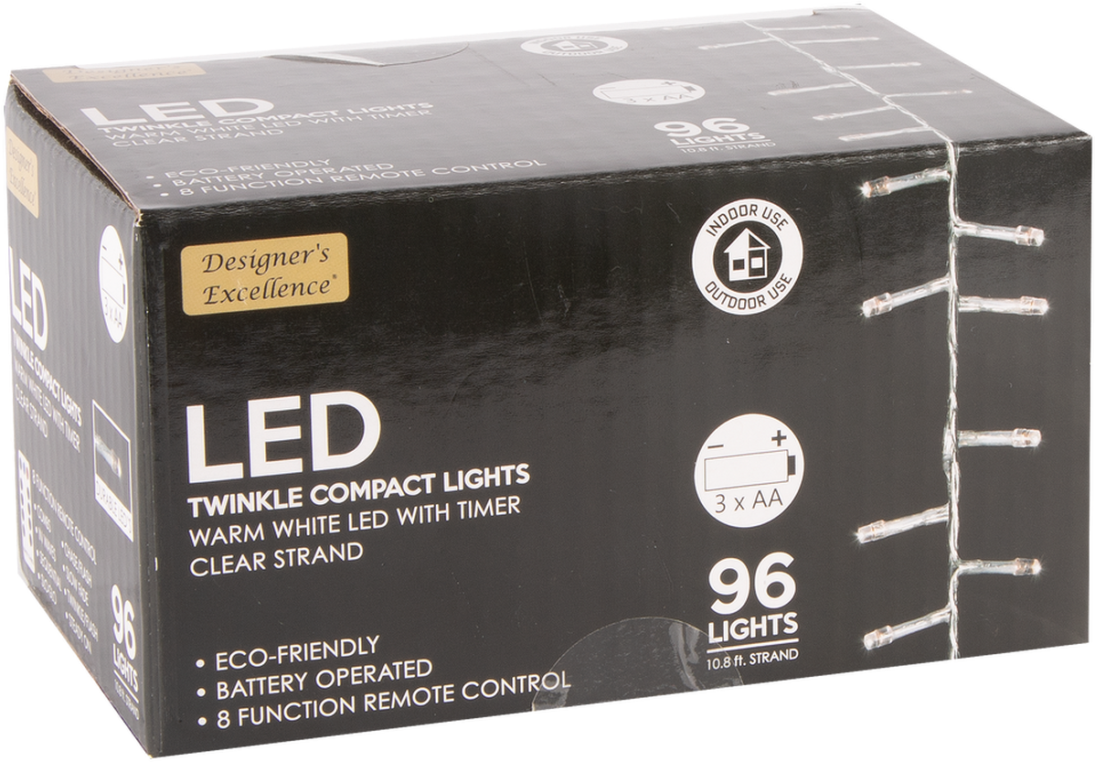 L E D Twinkle Compact Lights Box