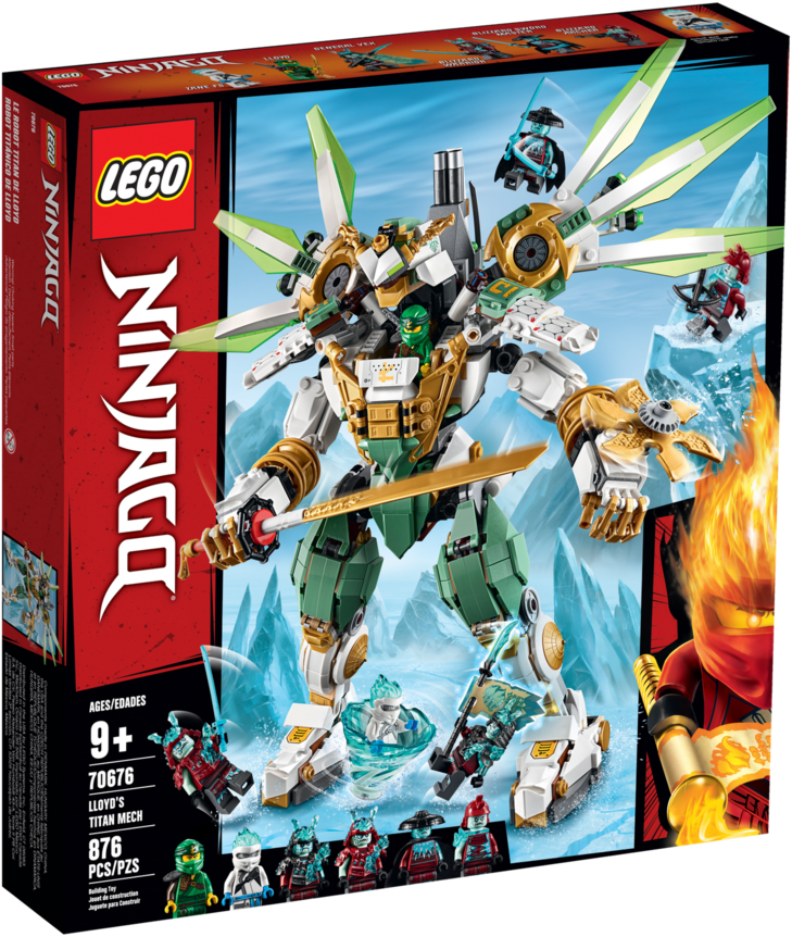 L E G O Ninjago Lloyds Titan Mech Box Art