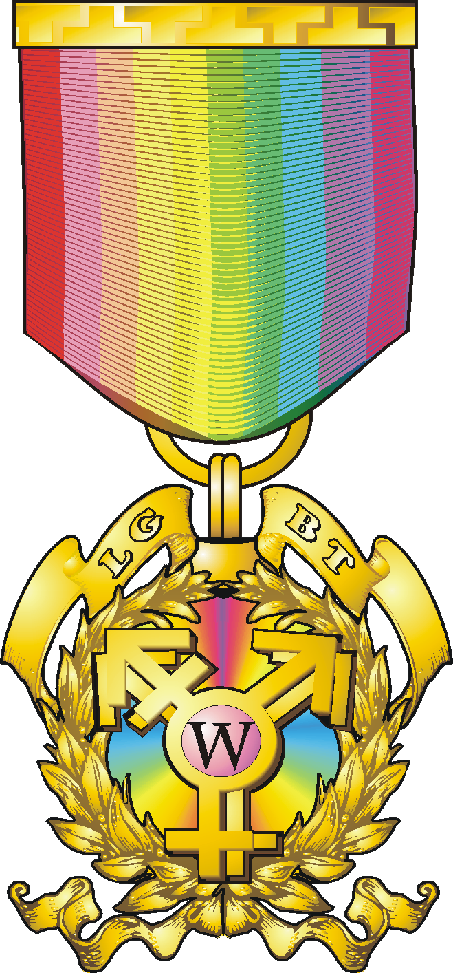 L G B T Inclusive Medal Design