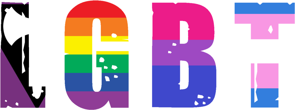 L G B T Pride Letters