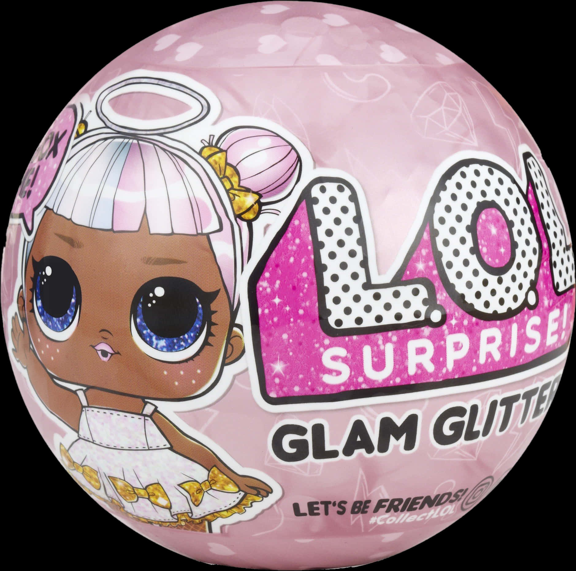 L O L Surprise Glam Glitter Ball Packaging