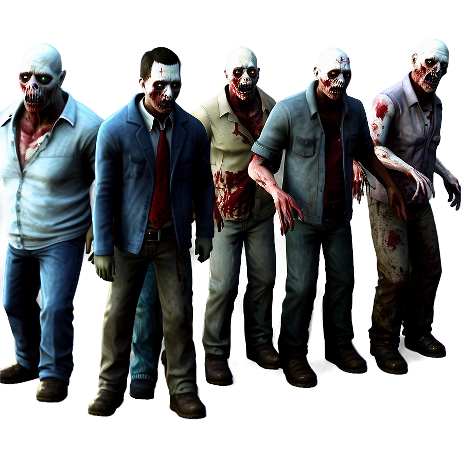 L4d2 Zombie Horde Png 32