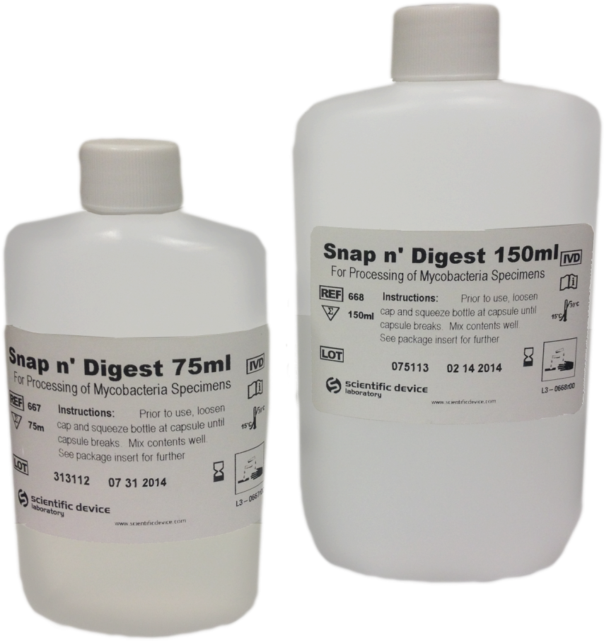 Laboratory Snapn Digest Bottles