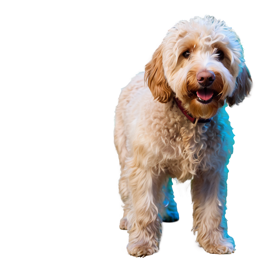 Labradoodle At The Beach Png Ohr