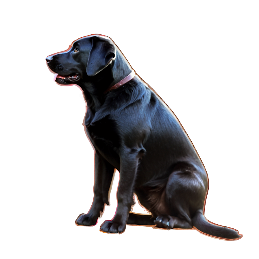 Labrador Silhouette Png Pui