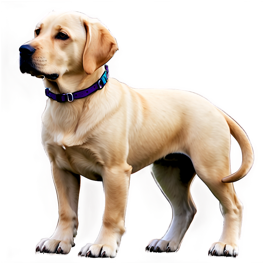 Labrador With Leash Png Wxv