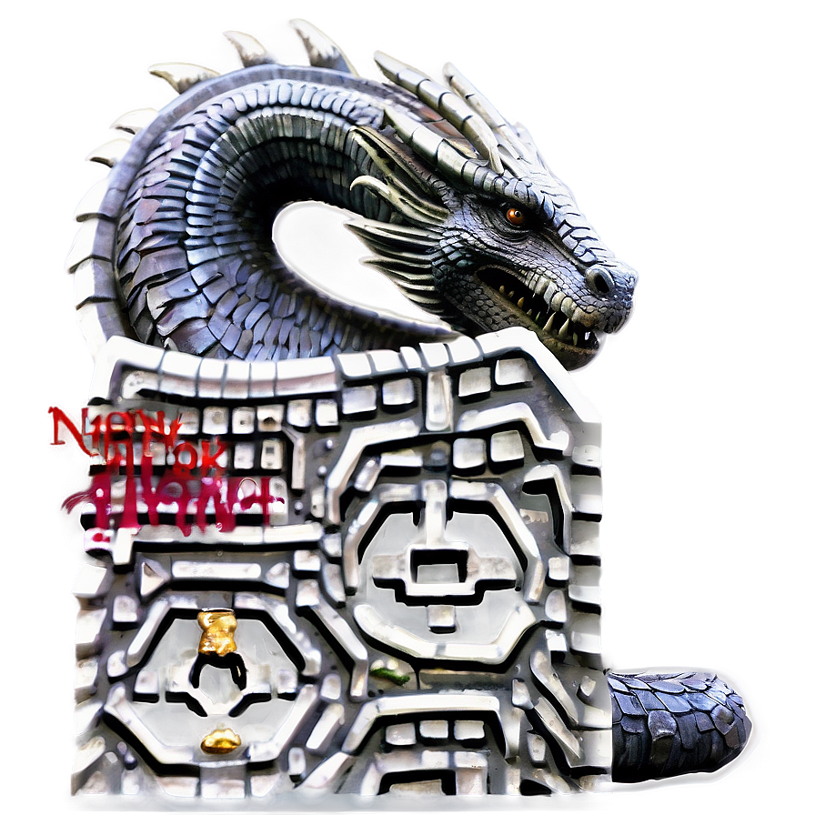 Labyrinth With Dragon Png Ouo