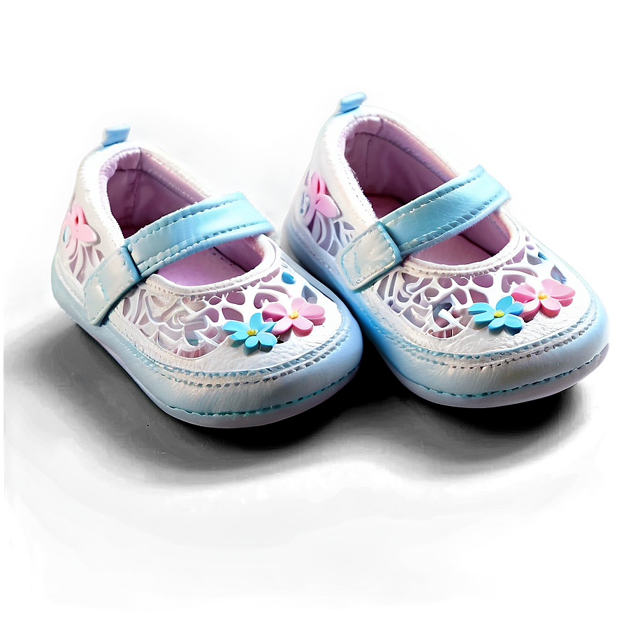 Lace Baby Shoes Png 06262024