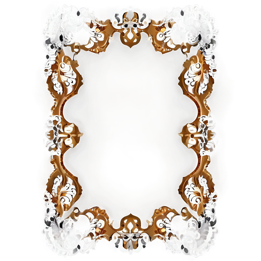 Lace Decorative Frame Png 06292024