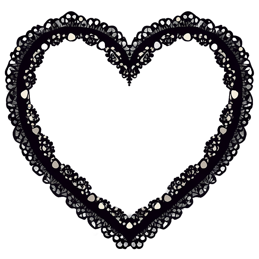 Lace Heart Frame Png Hgt