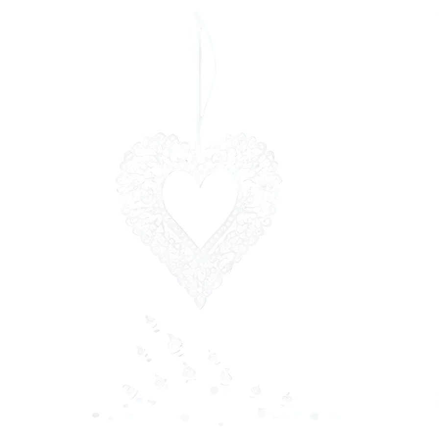 Lace Heart Outline Png 59