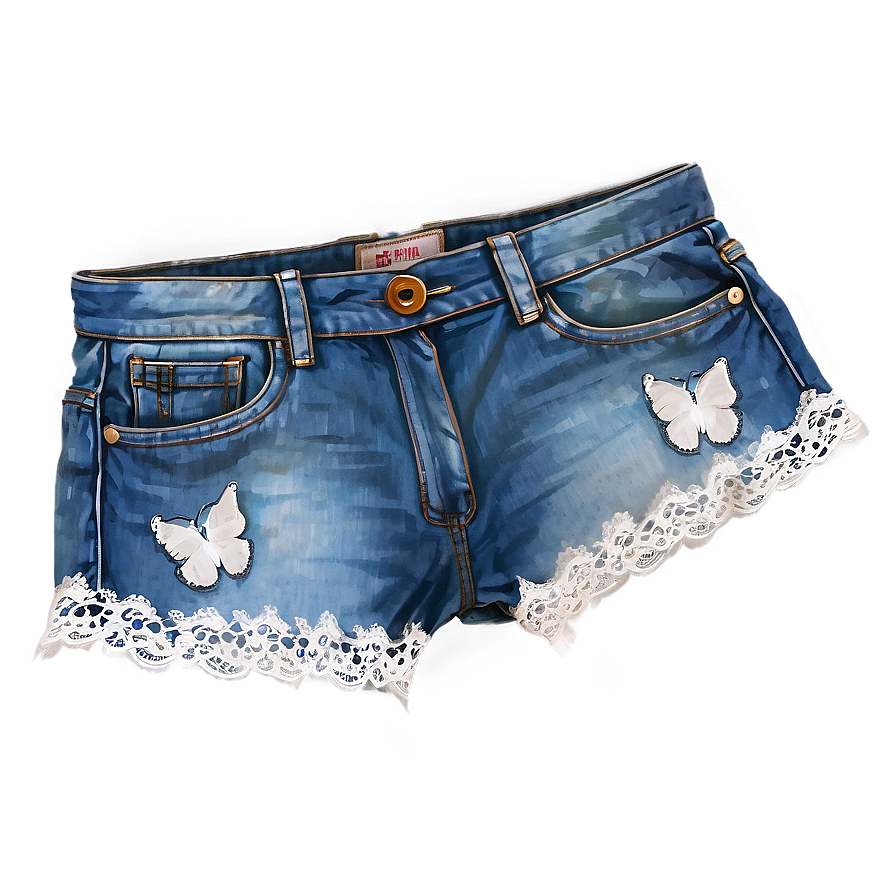 Lace Trim Jorts Png 06132024