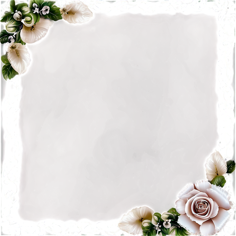 Lace Wedding Frame Png 23