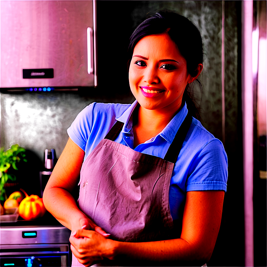 Lady In Kitchen Png 74