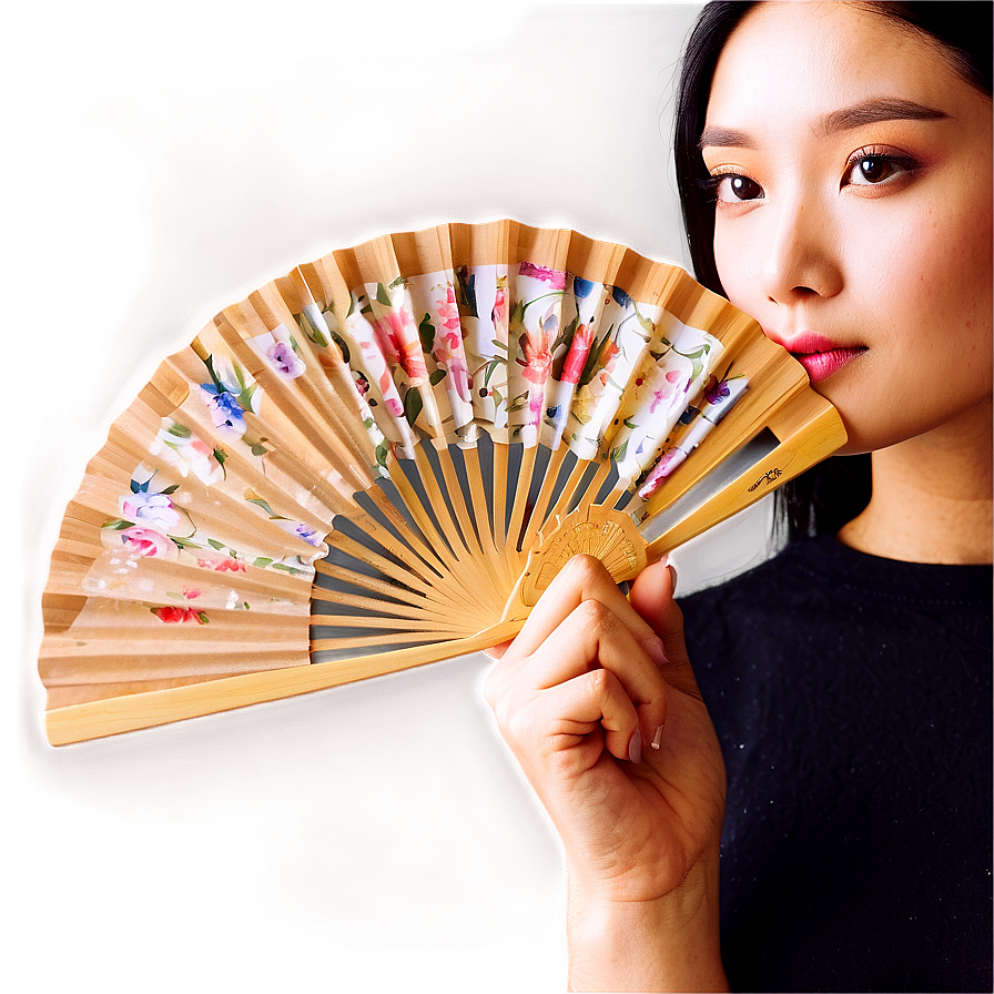 Lady With Fan Png 28