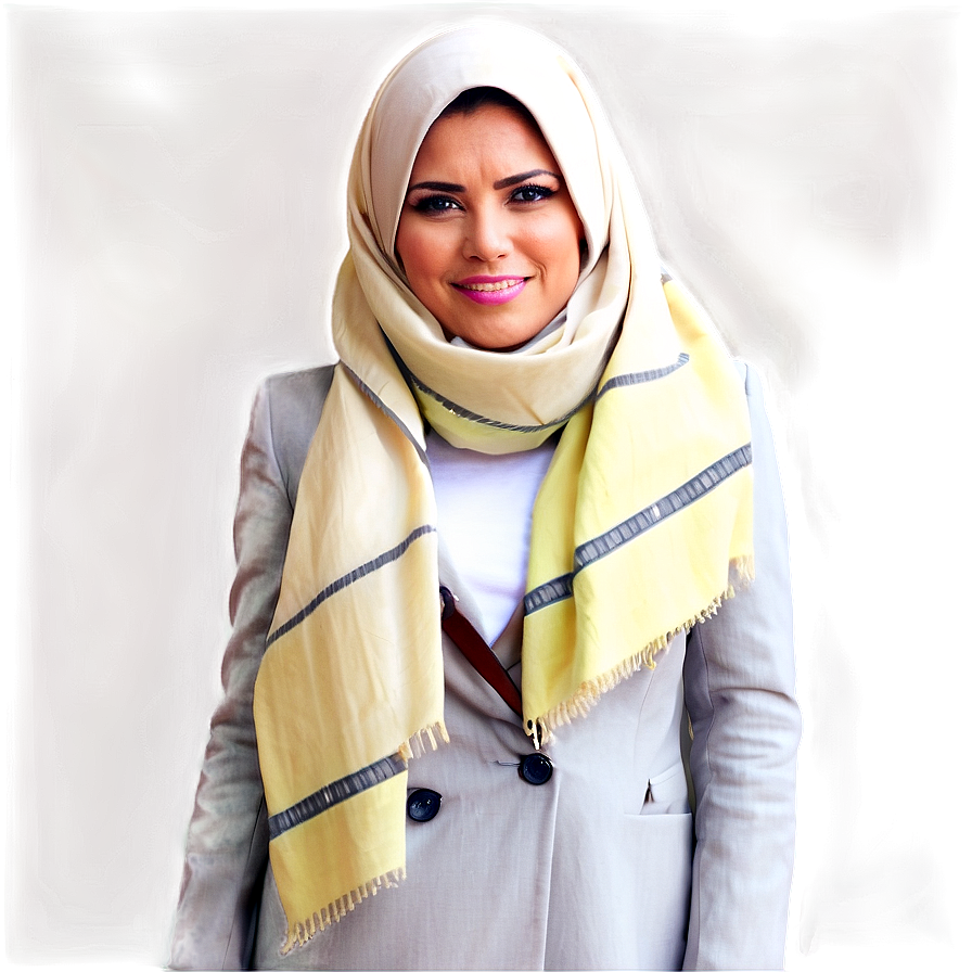 Lady With Scarf Png 84